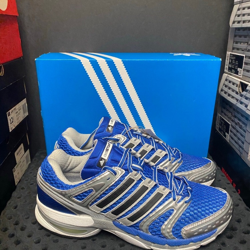 Adidas Adistar Control 5 Running Shoes Royal Blue/Silver - Picture 2 of 7